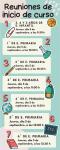 Calendario reuniones de inicio de curso 24-25