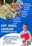 Próxima apertura del plazo de admisión para el curso 2024-25