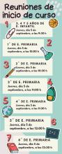 Calendario reuniones de inicio de curso 24-25
